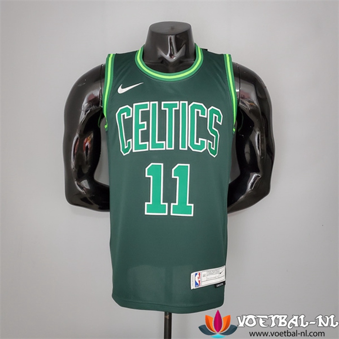 Boston Celtics (Irving #11) NBA shirts 2021 Groente Bonus Edition Dark
