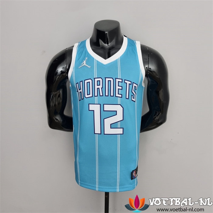 Charlotte Hornets (Oubre jr.#12) NBA shirts Blauw 75th Anniversary