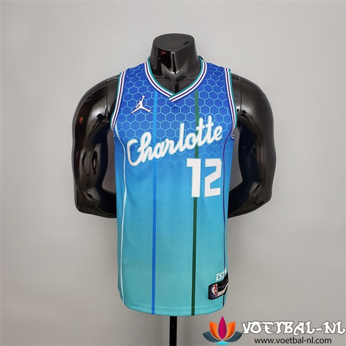 Charlotte Hornets (Oubre jr.#12) NBA shirts 2022 Blauw City Edition