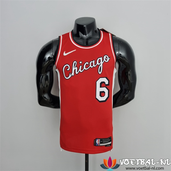 Chicago Bulls (Caruso #6) NBA shirts Rood 75th Anniversary City Edition