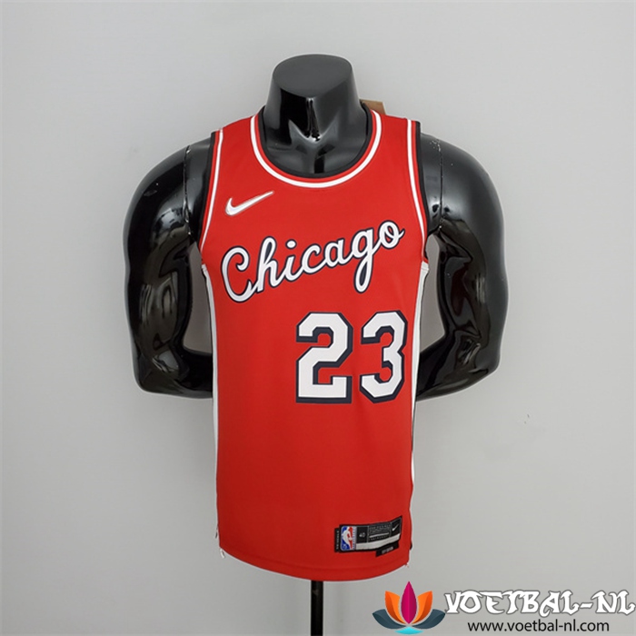 Chicago Bulls (Jordan #23) NBA shirts Rood 75th Anniversary City Edition