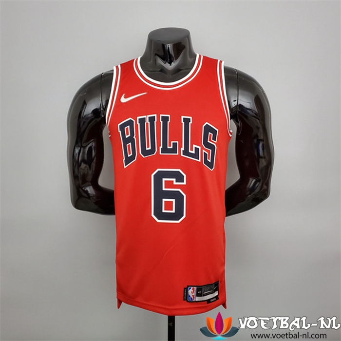 Chicago Bulls (Caruso #6) NBA shirts Rood 75th Anniversary