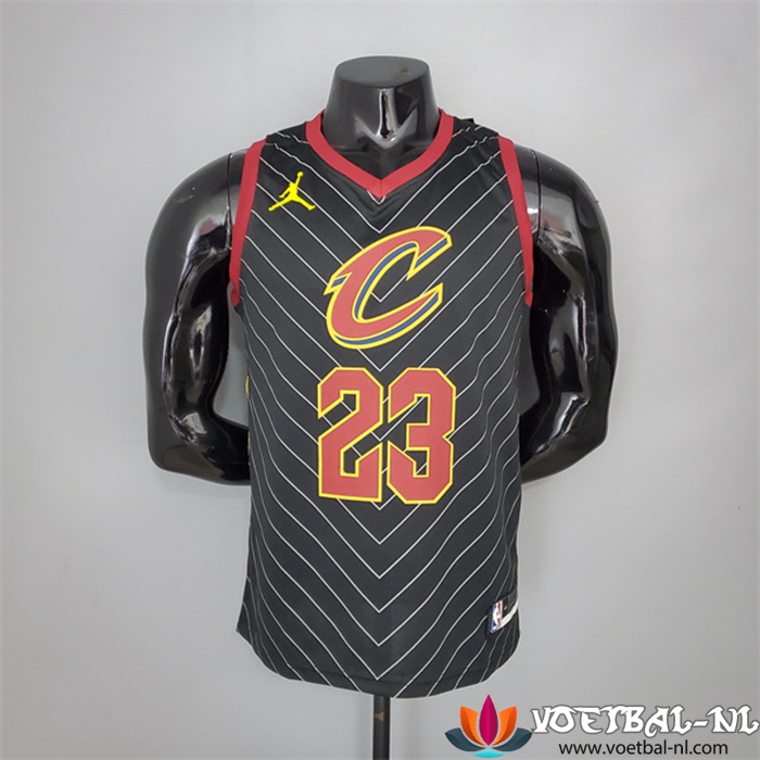 Cleveland Cavaliers (James #23) NBA shirts 2021 Zwart Jordan Theme Limited Edition