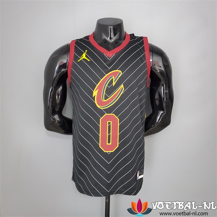Cleveland Cavaliers (Love #0) NBA shirts 2021 Zwart Jordan Theme Limited Edition