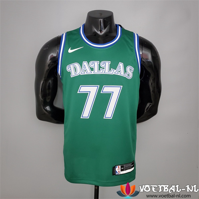 Dallas Mavericks (Doncic #77) NBA shirts Retro Groente