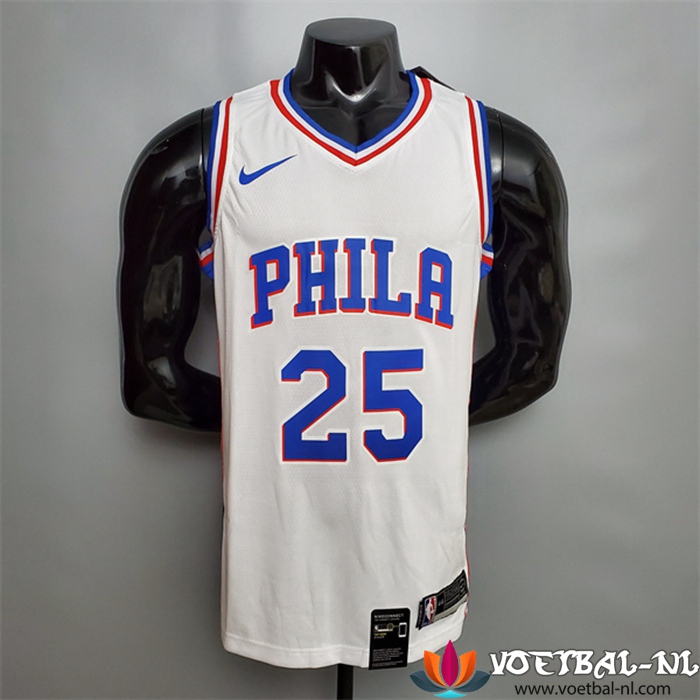 Detroit Pistons (Simmons #25) NBA shirts Wit