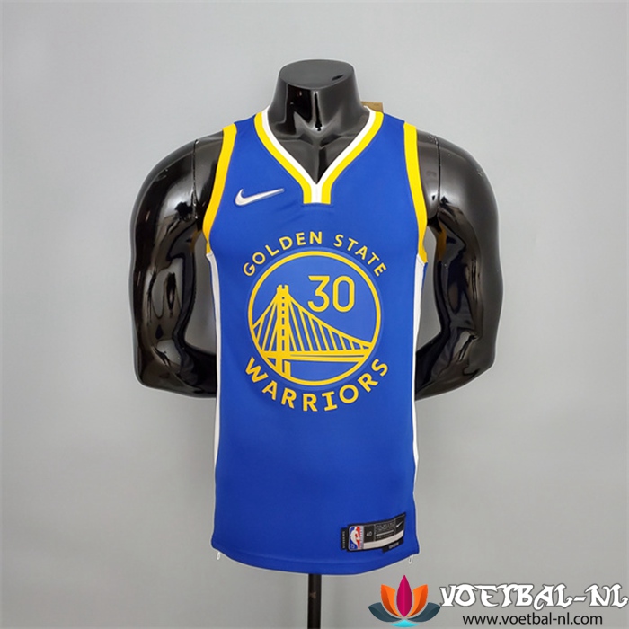 Golden State Warriors (Curry #2974) NBA shirts Blauw 75th Anniversary