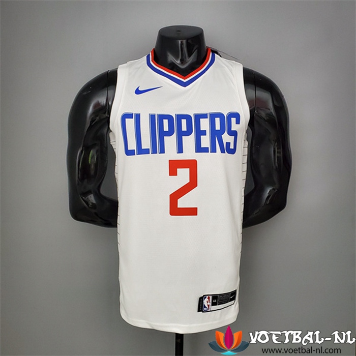 Los Angeles Clippers (Leonard #2) NBA shirts Wit Limited Edition