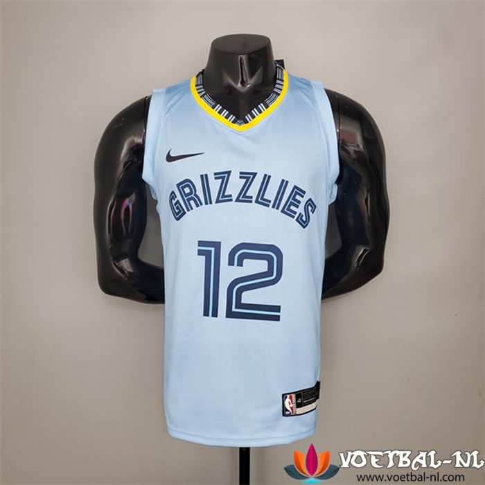 Memphis Grizzlies (Orantt #12) NBA shirts Blauw Clair City Edition
