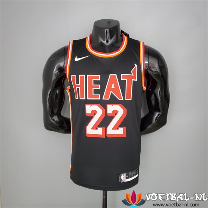 Miami Heat (Butler #22) NBA shirts 2018 Zwart Retro Night
