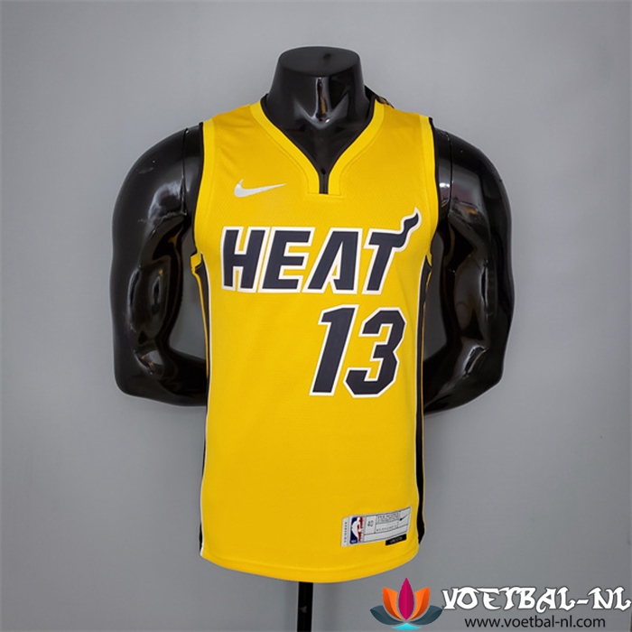 Miami Heat (Adebayo #13) NBA shirts 2021 Geel Bonus Edition