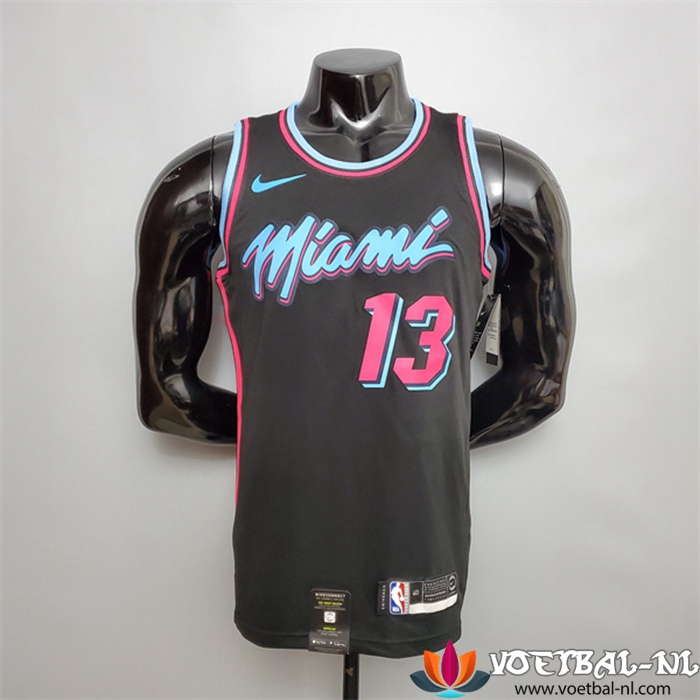 Miami Heat (Adebayo #13) NBA shirts Zwart Encolure Ronde