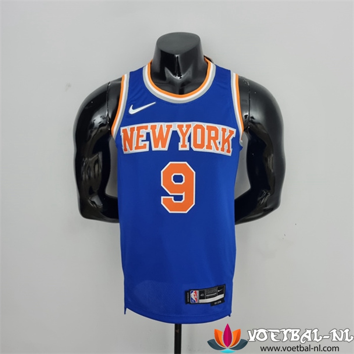 New York Knicks (Barrett #17) NBA shirts Blauw 75th Anniversary