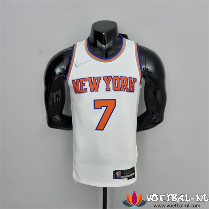 New York Knicks (Anthony #7) NBA shirts Wit 75th Anniversary