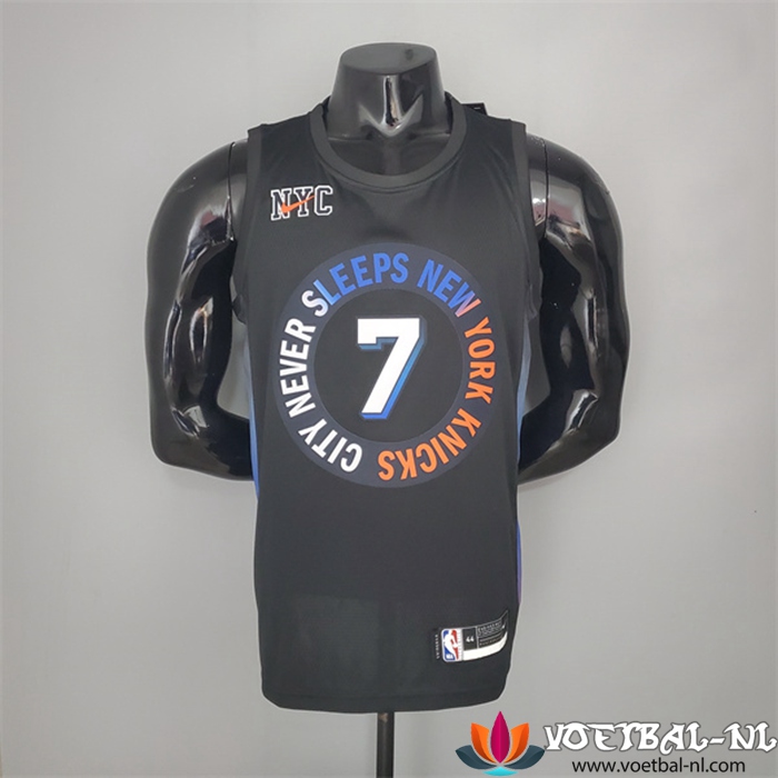 New York Knicks (Anthony #7) NBA shirts 2021 Zwart City Edition