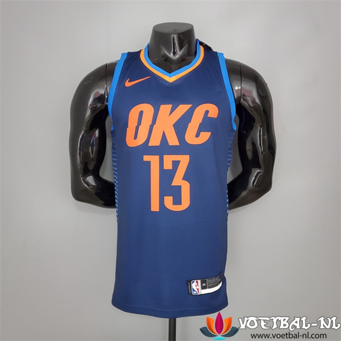 Oklahoma City Thunder (George #13) NBA shirts Blauw Stripes