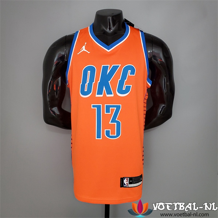 Oklahoma City Thunder (George #13) NBA shirts Oranje Jordan