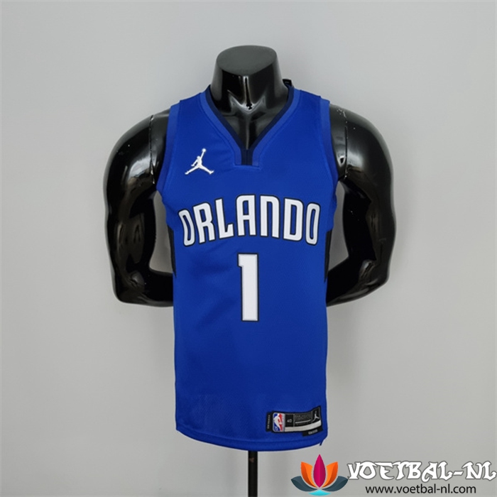 Orlando Magic (McGrady #1) NBA shirts Blauw 75th Anniversary