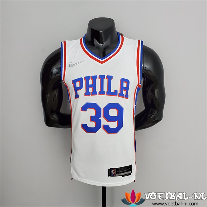 Philadelphia 76ers (Howard #39) NBA shirts Wit 75th Anniversary
