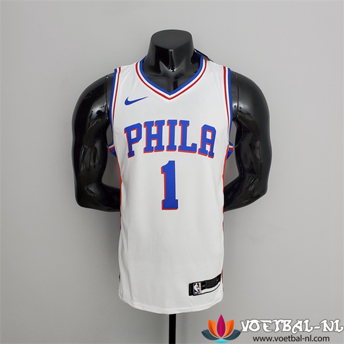 Philadelphia 76ers (Harden #1) NBA shirts Wit V-collerette