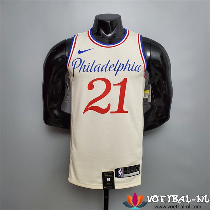 Philadelphia 76ers (Embiid #21) NBA shirts 2020 Beige City Limited Edition