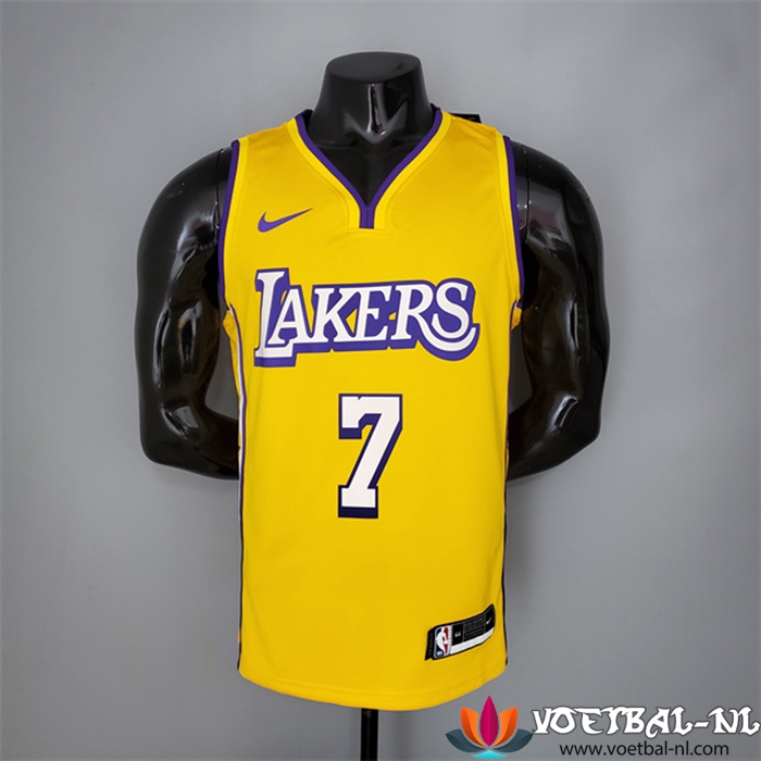 Los Angeles Lakers (Anthony #7) NBA shirts Geel V-collerette City Edition
