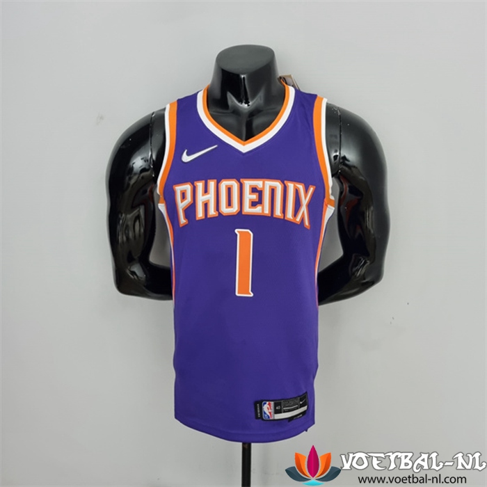 Phoenix Suns (Booker #1) NBA shirts Purper 75th Anniversary