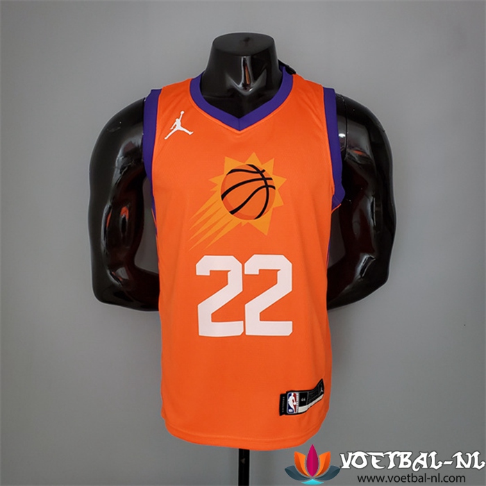 Phoenix Suns (Ayton #22) NBA shirts 2021 Oranje Jordan Theme