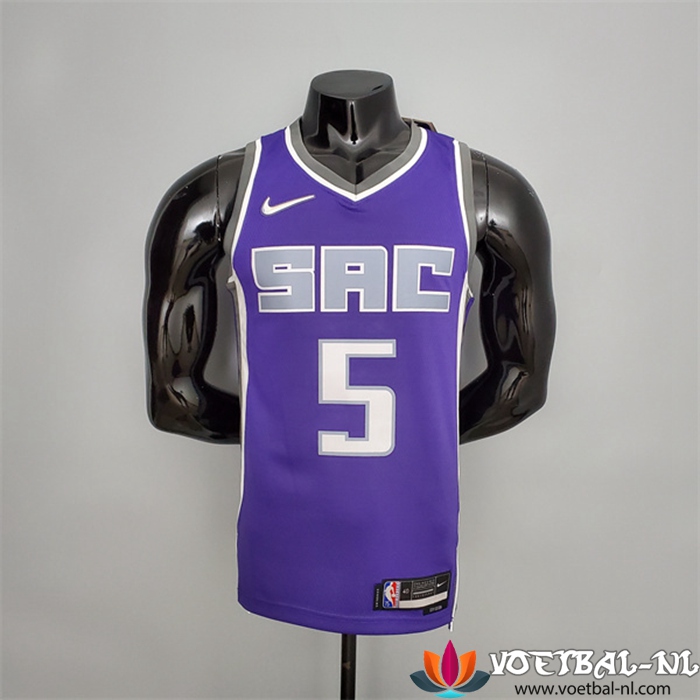 Sacramento Kings (Fox #5) NBA shirts Purper 75th Anniversary