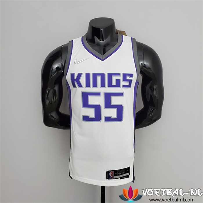 Sacramento Kings (Williams #55) NBA shirts Wit 75th Anniversary