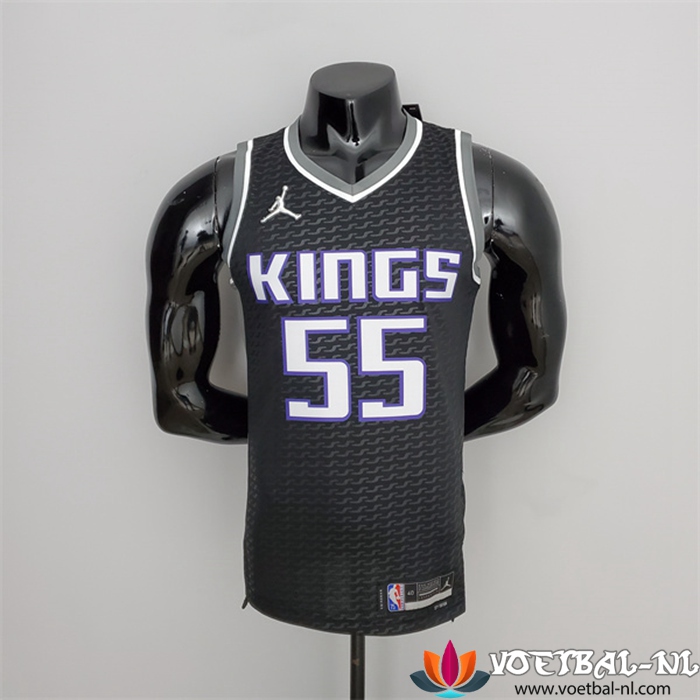 Sacramento Kings (Williams #55) NBA shirts Zwart 75th Anniversary Jordan