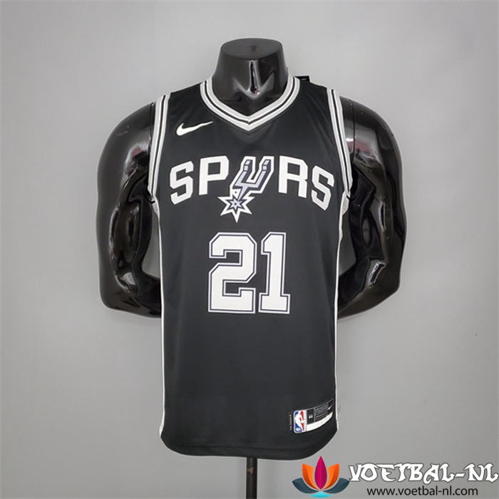 San Antonio Spurs (Duncan #21) NBA shirts Zwart