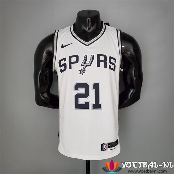 San Antonio Spurs (Duncan #21) NBA shirts Wit