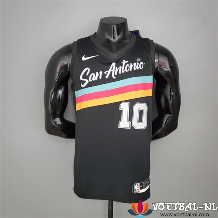 Nieuwe San Antonio Spurs (DeRozan #10) NBA shirts Zwart City Edition
