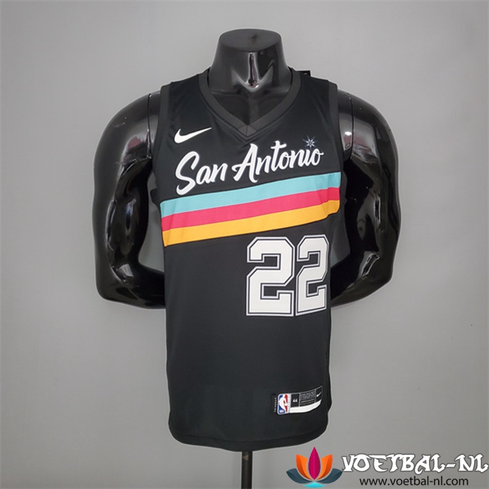 Nieuwe San Antonio Spurs (Gay #22) NBA shirts Zwart City Edition