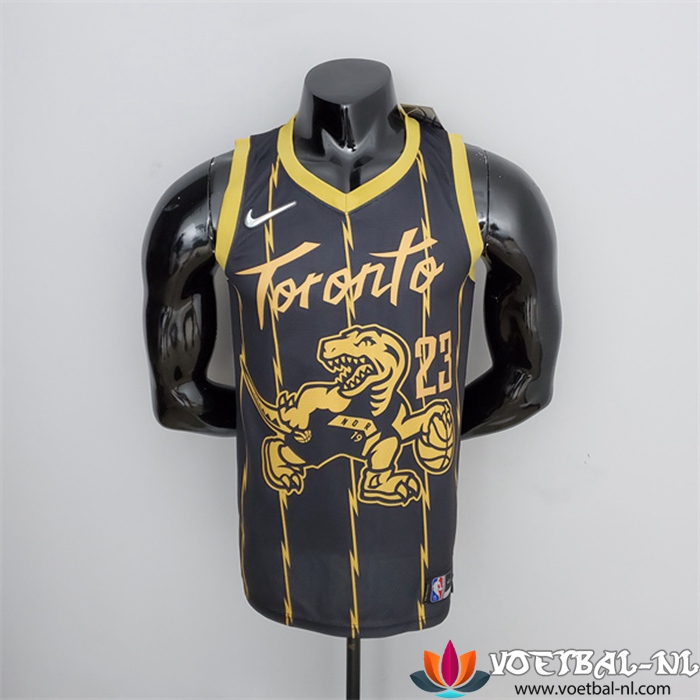 Toronto Raptors (Vanvleet #23) NBA shirts 2022 Zwart City Edition