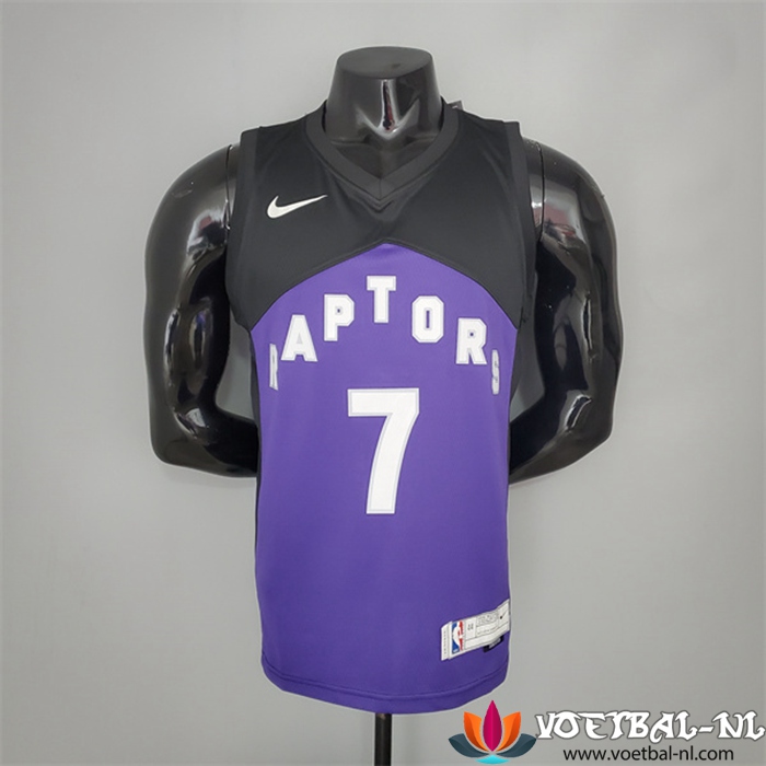 Toronto Raptors (Lowry #7) NBA shirts 2021 Purper/Zwart Bonus Edition