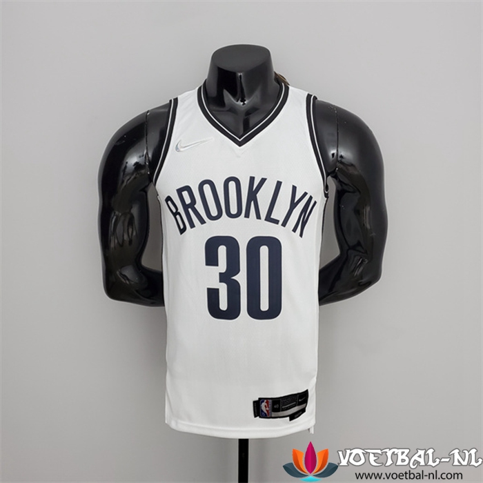 Brooklyn Nets (Curry #30) NBA shirts Wit 75th Anniversary