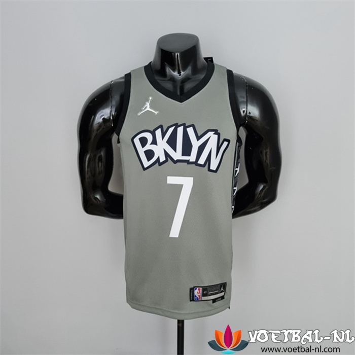 Brooklyn Nets (Durant #7) NBA shirts Grijs 75th Anniversary City Edition