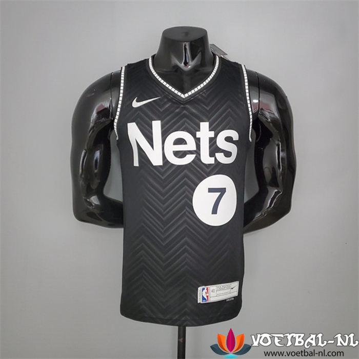 Brooklyn Nets (Durant #7) NBA shirts 2021 Zwart Bonus Edition