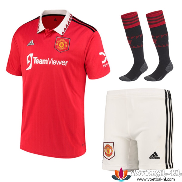 Manchester United Thuisshirt (Shorts + Voetbalsokken) 2022/2023