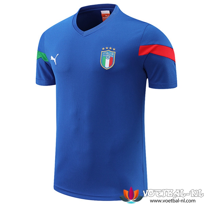 Italië Trainingsshirt Blauw 2022/2023