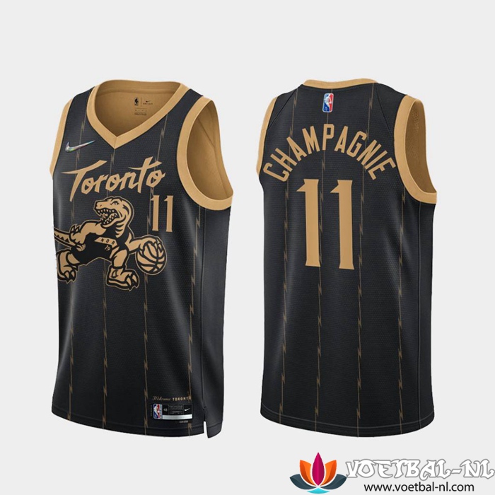 Toronto Raptors NBA shirts (CHAMPAGNIE #11) Zwart