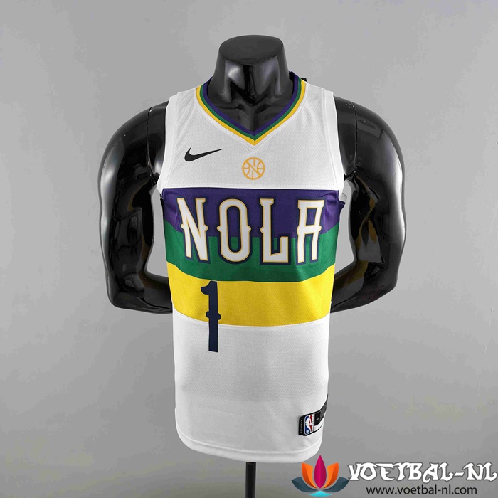New Orleans Pelicans NBA shirts (WLLIAMSIN #1) Wit Urban Edition