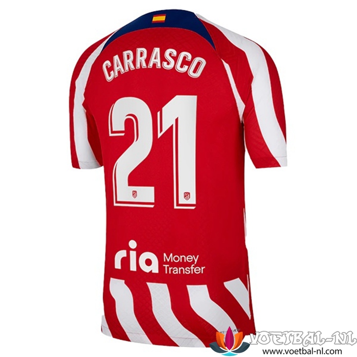 Atletico Madrid (CARRASCO #21) 2022/23 Thuisshirt