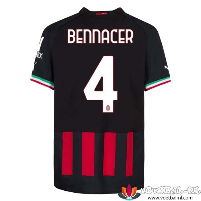 AC Milan (BENNACER #4) 2022/23 Thuisshirt