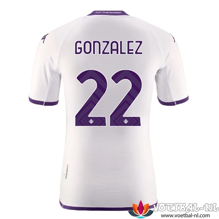 ACF Fiorentina (GONZALEZ #22) 2022/23 Uitshirt
