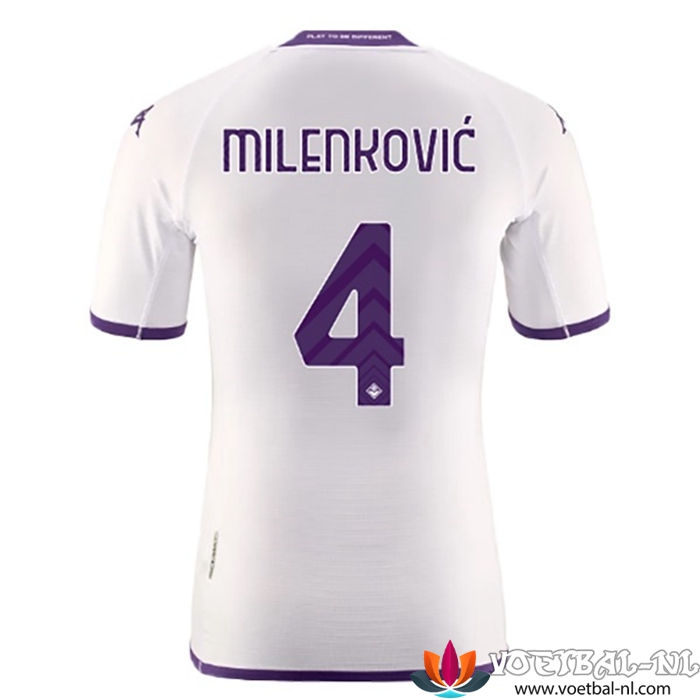 ACF Fiorentina (MILENKOVIĆ #4) 2022/23 Uitshirt