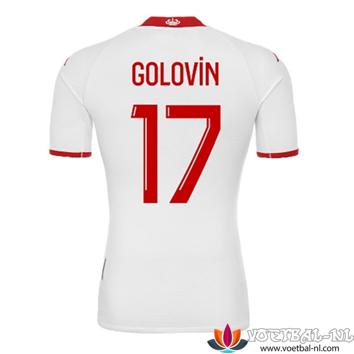 AS Monaco (GOLOVIN #17) 2022/23 Thuisshirt