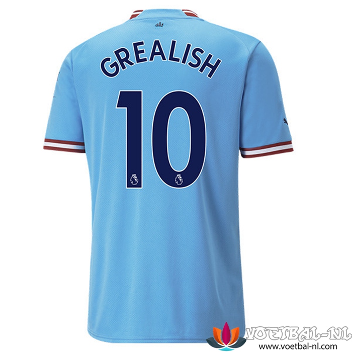 Manchester City (GREALISH #10) 2022/23 Thuisshirt
